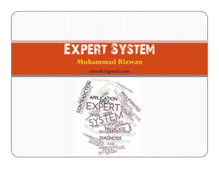 Expert System
Muhammad Rizwan
rizsoft@gmail.com

 
