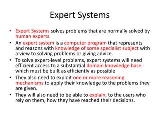 System Issues Expert Expert system | PPTX