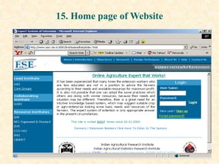 15. Home page of Website
 