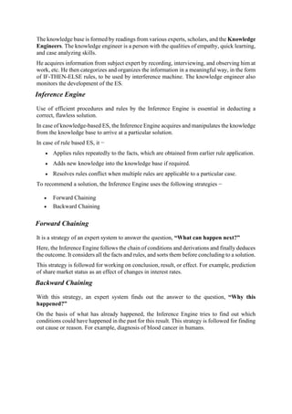 Comprehensive Overview of Expert Systems in Artificial Intelligence | PDF