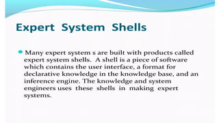 EXPERT SYSTEMS AND ITS ARCHITECTURES.pptx