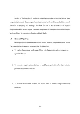 Expert systems : computer hardware problem | PDF