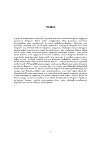 Expert systems : computer hardware problem | PDF