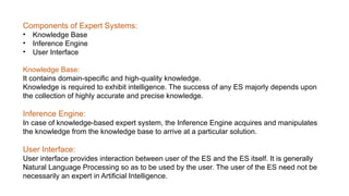 Expert System is described very shortly with diagram | PPTX