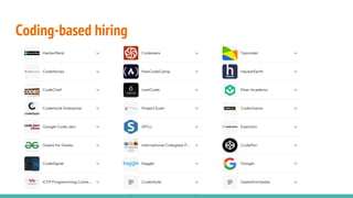 Coding-based hiring
 