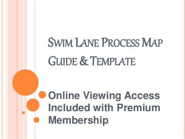 expert toolkit swim lane process map guide and template