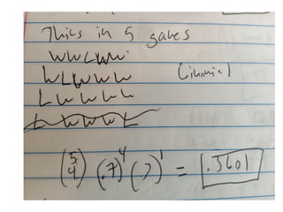 Expert Voices Scott Cummings on Binomial Probability 