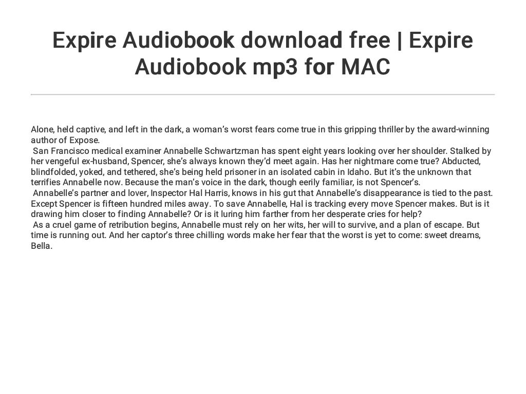 Expire Audiobook download free | Expire Audiobook mp3 for MAC