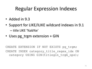 Indexing Complex PostgreSQL Data Types