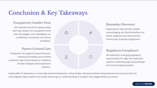 Explainable AI in Neurodegenerative Disease Progression | PDF