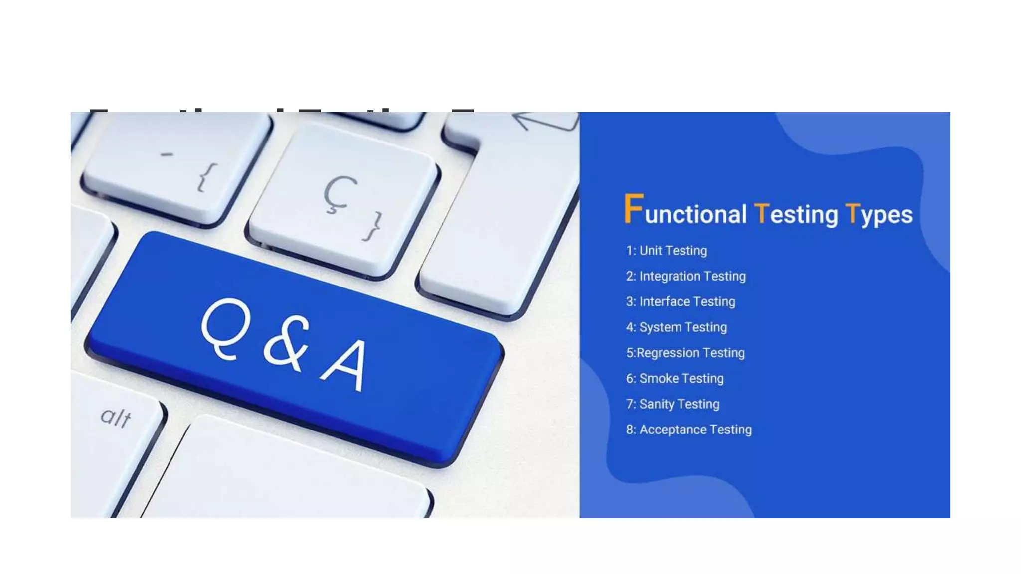 Functional Testing Types 