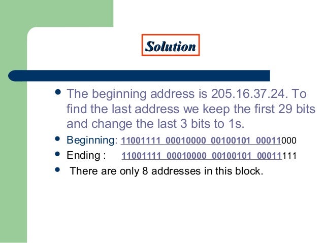 Explaining ip address