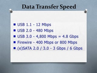 Data Transfer Speed