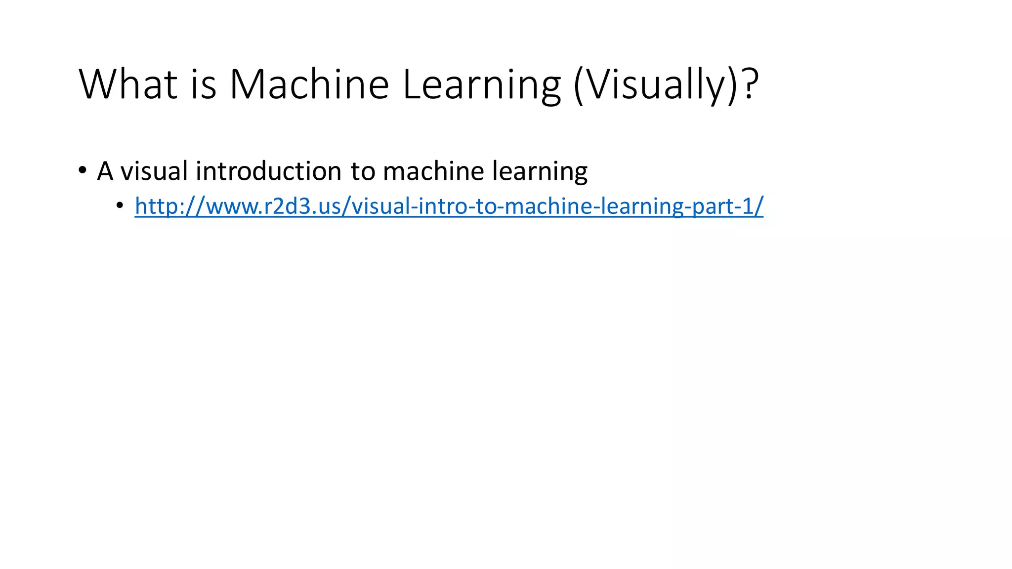 Explain Machine Learning Visually | PDF