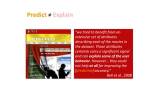 Predict Explain Statistical Modeling in 3D: Describing, Explaining and Predicting | PPTX