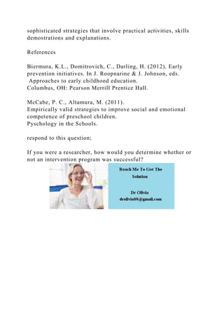 Prentice Mccabe Explain Prevention and Intervention in your own words.A preventi.docx