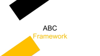 ABC
Framework
 