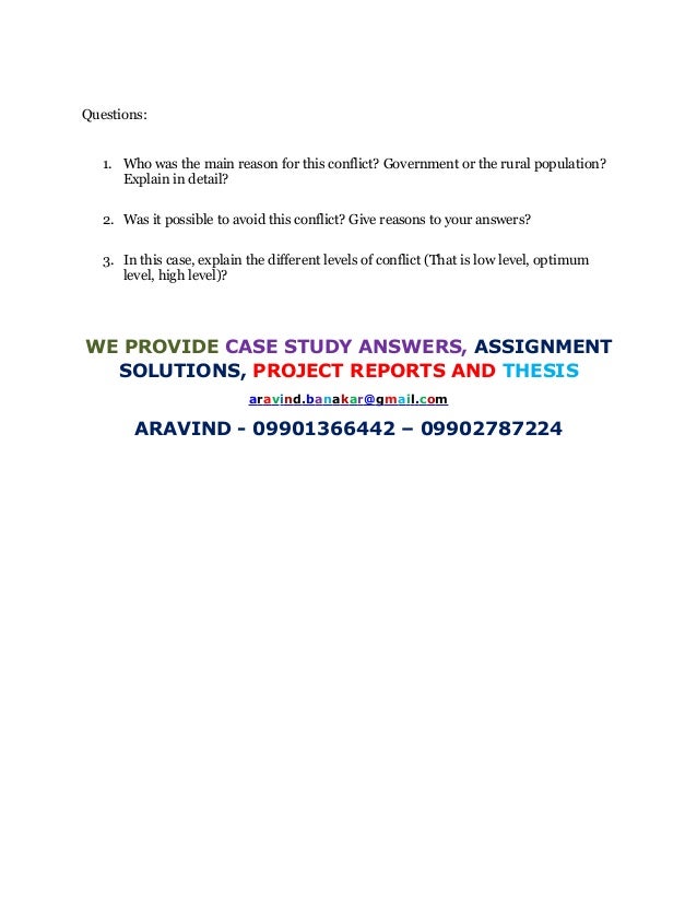 Conflict Management & Negotiation skills Explain the behavior during