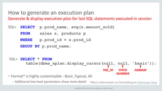 Explain the explain_plan | PPTX