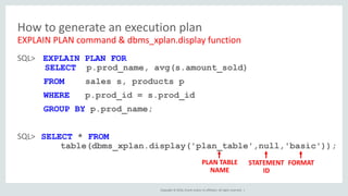Explain the explain_plan | PPTX