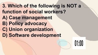 Explain the role and function of Social Work.pptx