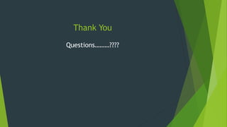 Thank You
Questions………????
 