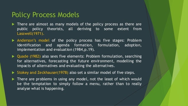 policy process model steps