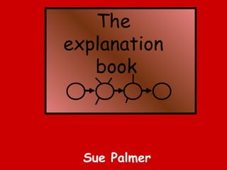 The 
explanation 
book 
Sue Palmer 
 