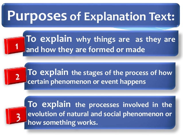 Explanation Text