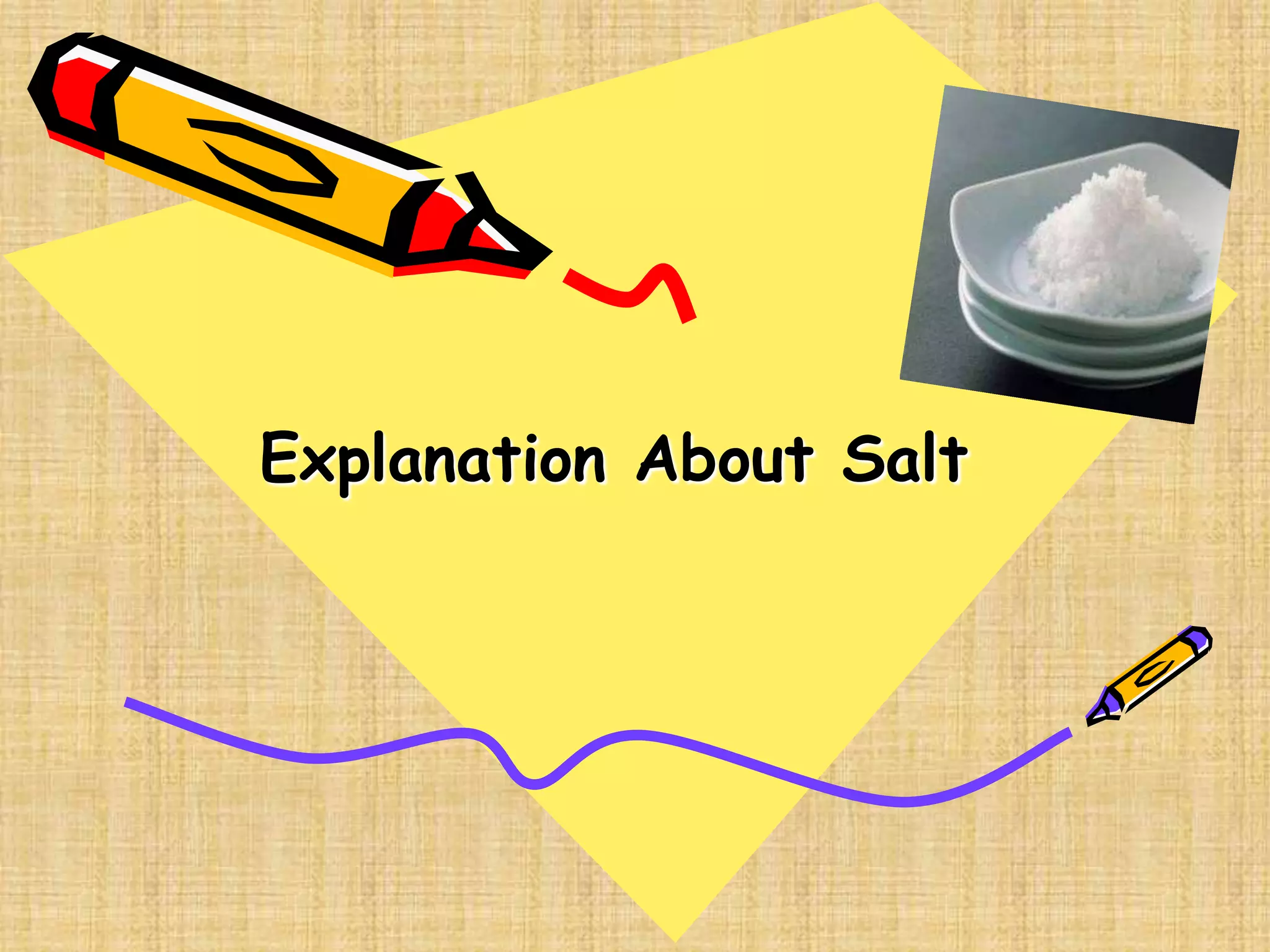 Explanation About Salt