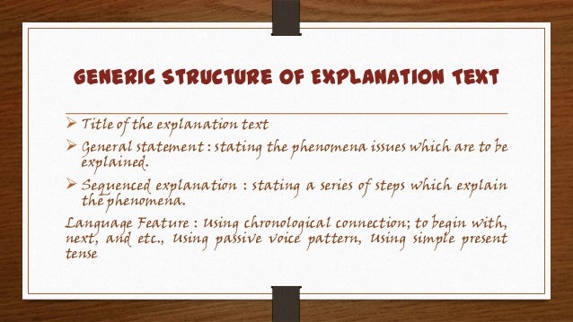 Explanation text Explanation text