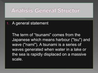 What does tsu mean in tsunami
