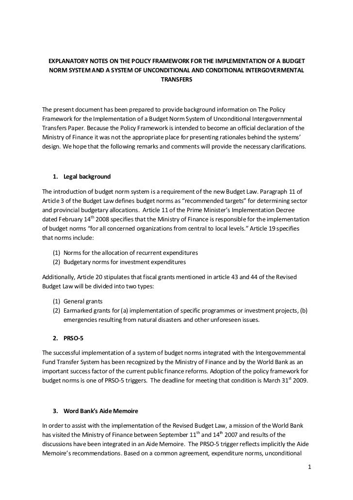 Project budget summary example image