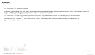 Usability Review for EXPLARA iPhone Application