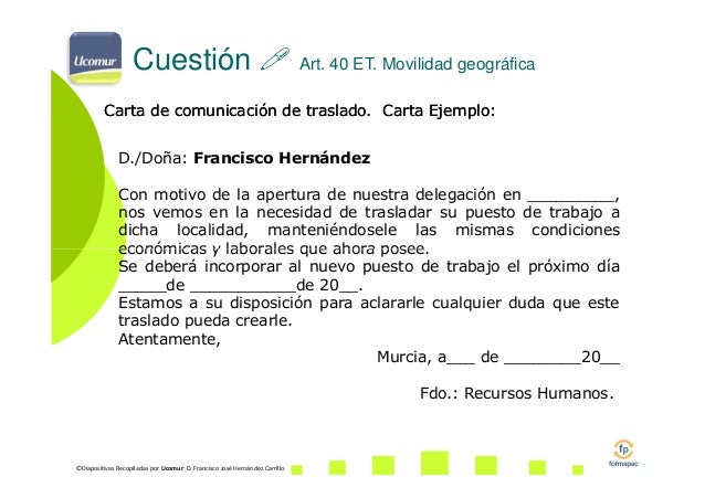 Explicación de la Modificación, Suspensión y Extinción del 