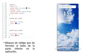 EXPLICACIÓN BLOQUE CÓDIGO API DEL TIEMPO.pptx
