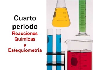 Cuarto
periodo
Reacciones
Químicas
y
Estequiometria
 