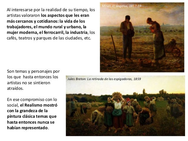 Explica el Realismo y su aparición en el contexto de los