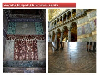 Valoración del espacio interior sobre el exterior
 
