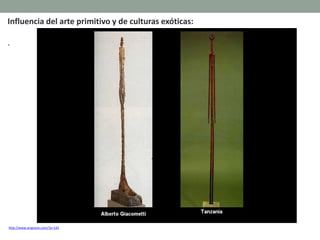 Influencia del arte primitivo y de culturas exóticas:
.
http://www.arsgravis.com/?p=142
 