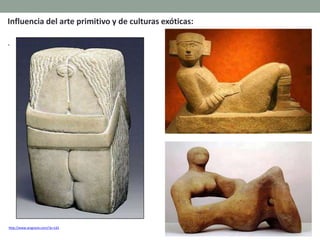 Influencia del arte primitivo y de culturas exóticas:
.
http://www.arsgravis.com/?p=142
 