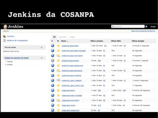 Jenkins da COSANPA
 