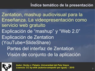 Tutorial de Zentation | ODP