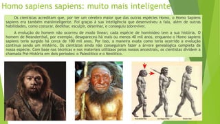 Explicação científica para origem dos seres humanos | PPTX