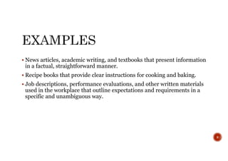 Understanding Implicit vs. Explicit Writing: Features and Examples | PDF