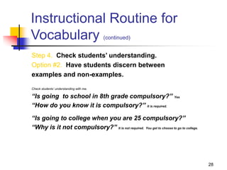 Student Facing Instructions Example Explicit Instruction.ppt