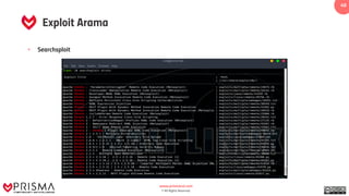 www.prismacsi.com
© All Rights Reserved.
40
Exploit Arama
• Searchsploit
 