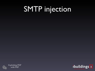 SMTP injection 