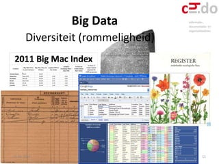 Big Data
16-06-2014 Exploit the Masses! (KVAN14) 11
Diversiteit (rommeligheid)
 
