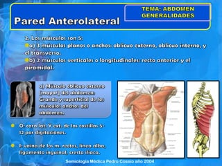 Semiología Médica Pedro Cossio año 2004
 
